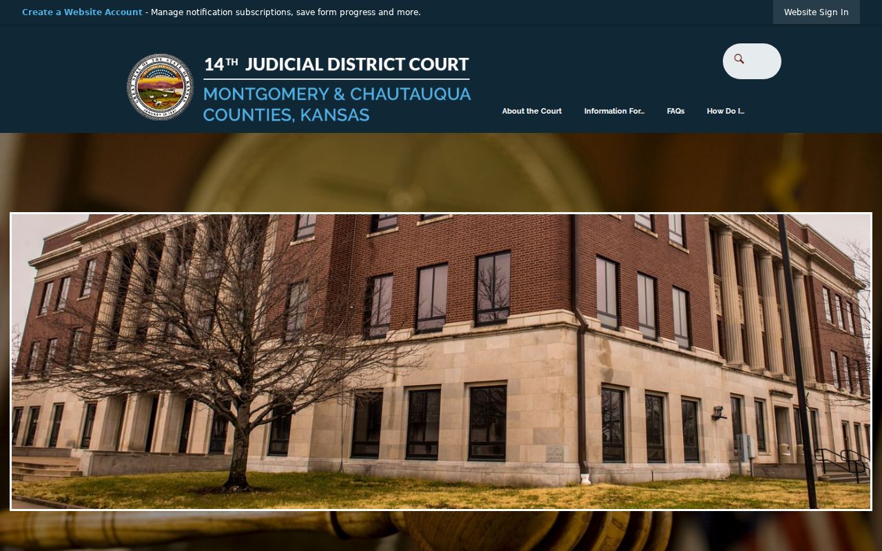 Montgomery County court docket clerk home page