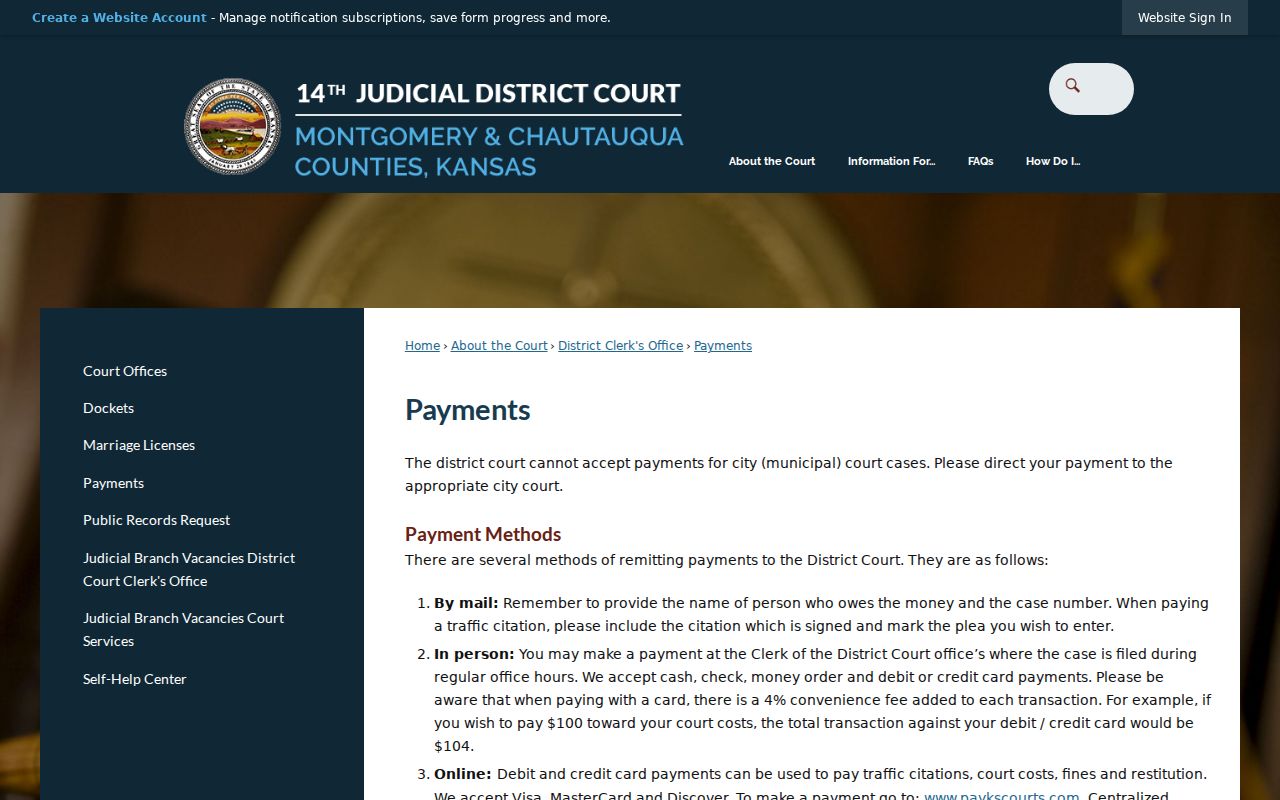 Montgomery County traffic ticket payment instructions