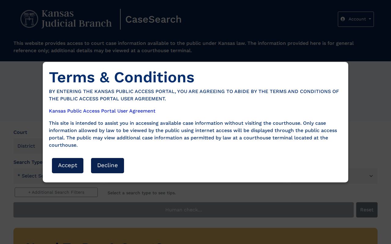 Montgomery County case lookup form